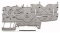 WAGO Svorka 2020-1401 základní – 2 vodiče / 2 piny Na DIN lištu 35 × 15 a 35 × 7,5 Push-in CAGE CLAMP®, šedá